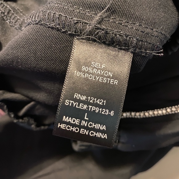 Black rhinestone joggers - Picture 4 of 4